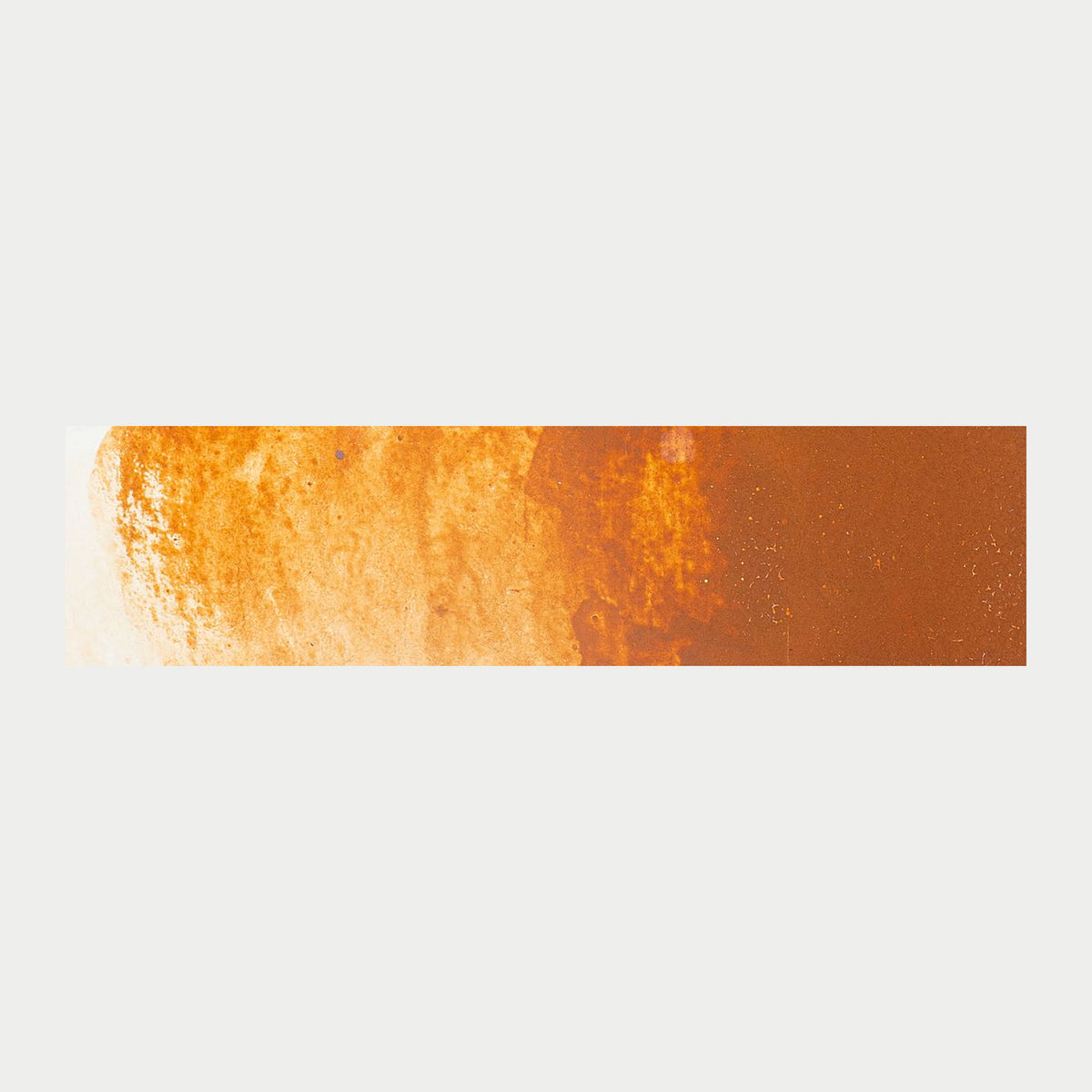 Ochre terracotta paint swatch