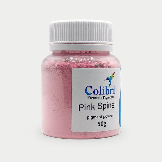 Spinel Pink pigment pigment powder in a Colibri jar